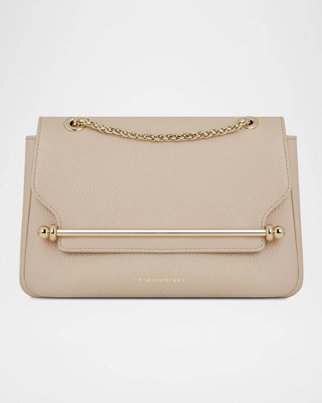 Mini East-Wester Leather Crossbody Bag